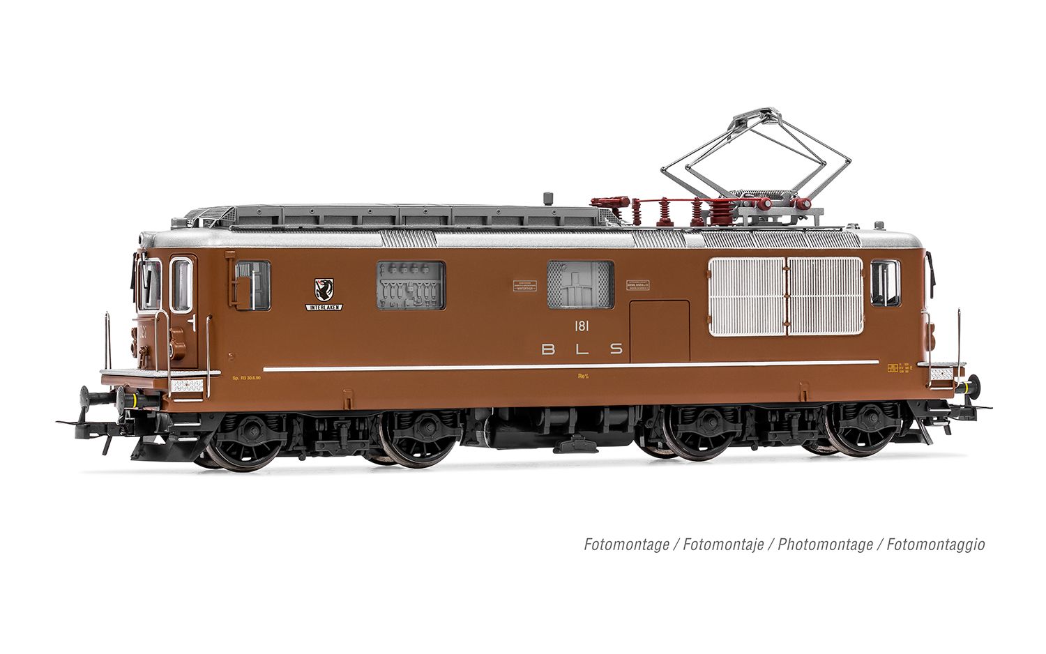 Rivarossi HR2959DCS, BLS E-Lok Re 4/4 181 Interlaken, lange Version, Ep. IV, DC, digital/Sound