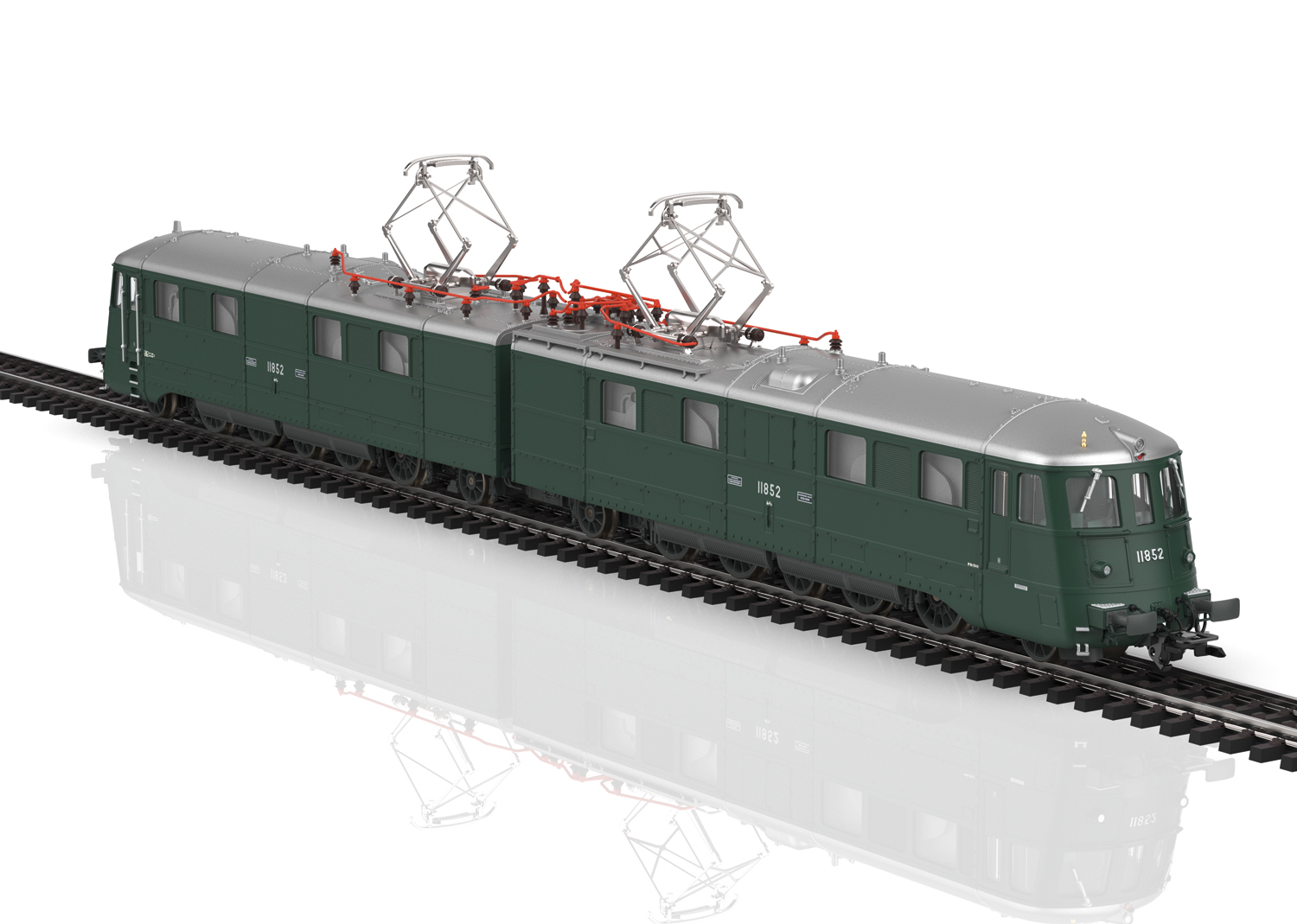 Märklin H0 38590, SBB Ae 8/14 11852, „Landilok“, Ep. IV, dunkelgrün, AC, digital m. Sound (mfx)