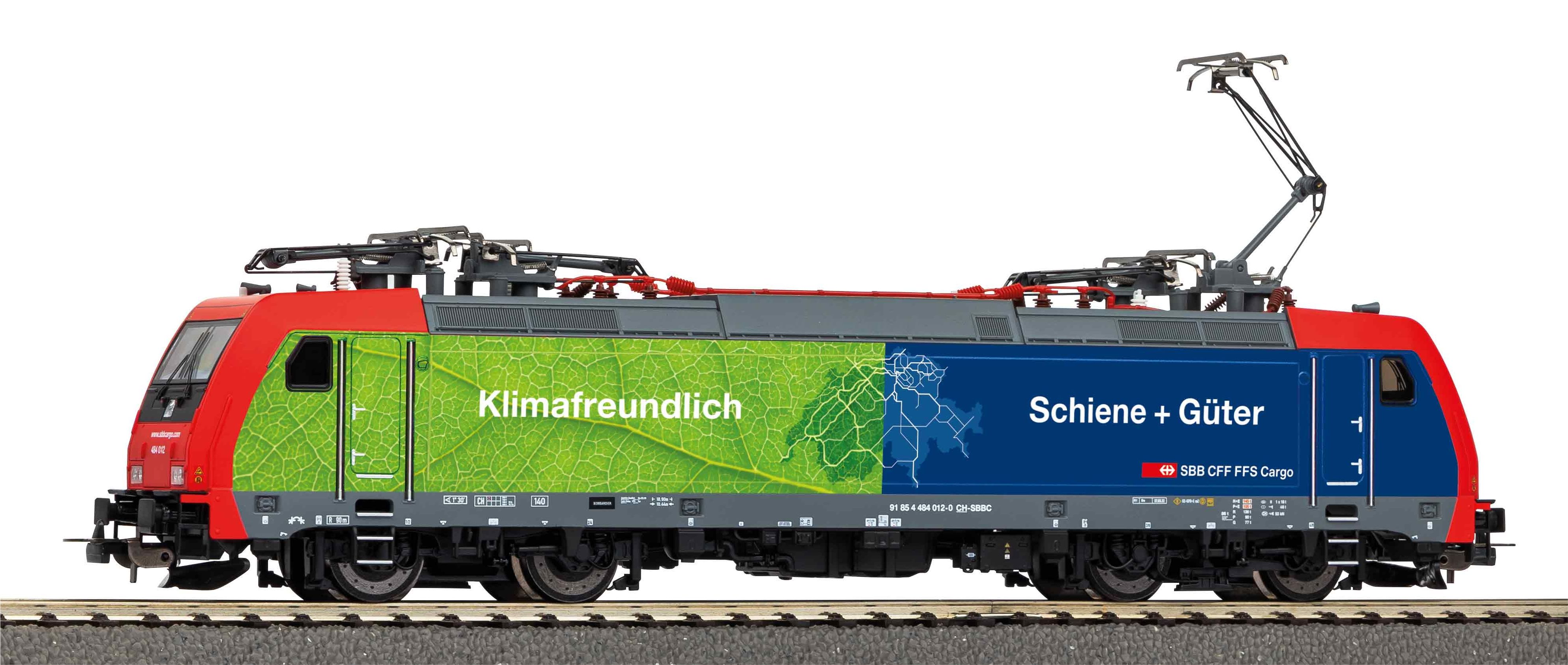 Piko H0 21643, SBB Re 484, 012 "Klimafreundlich", Ep. VI, DCS (DC/digital/Sound)