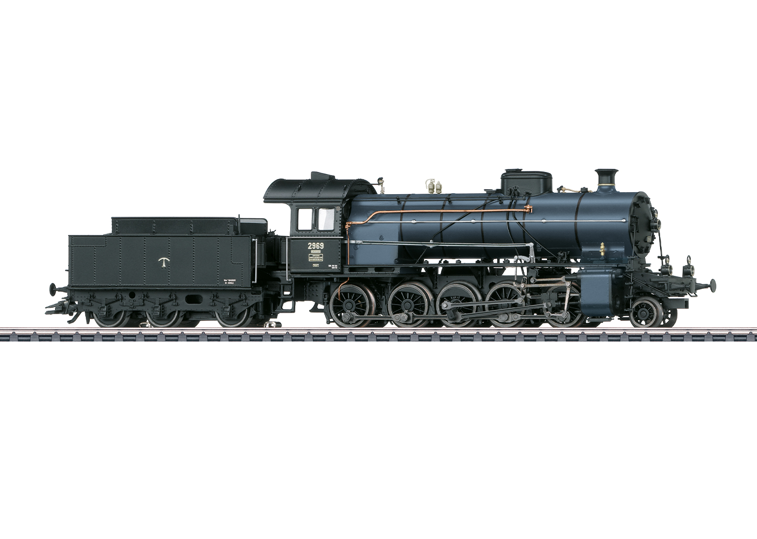 Märklin 39253, SBB Dampflokomotive Serie C 5/6 "Elefant" SLM Winterthur, Kohlen-Tender (mfx/Rauch)