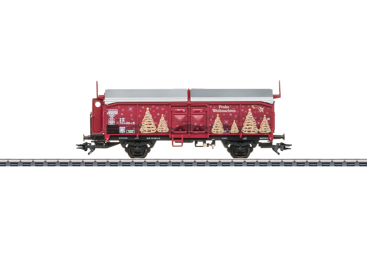 Märklin 48424, Weihnachtswagen H0 2024 (Tms 851 mit Bremserhaus)