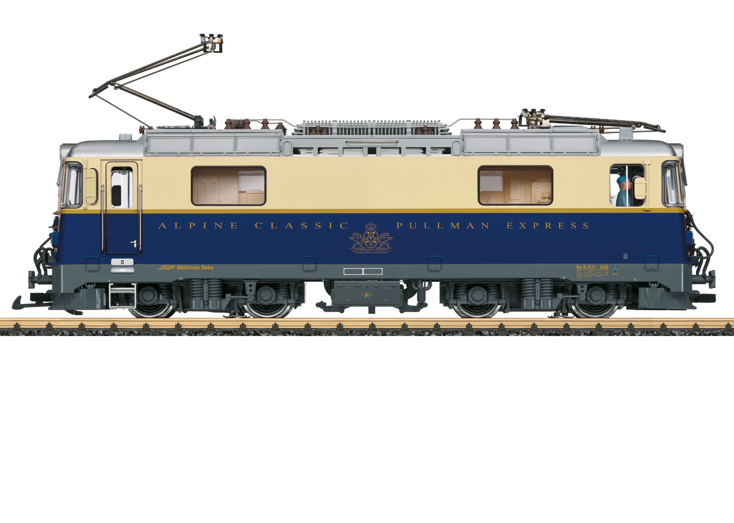 LGB L28448, RhB Pullman Express, Ge 4/4 II, 2-motorig, Ep. VI, digital (mfx) mit Sound