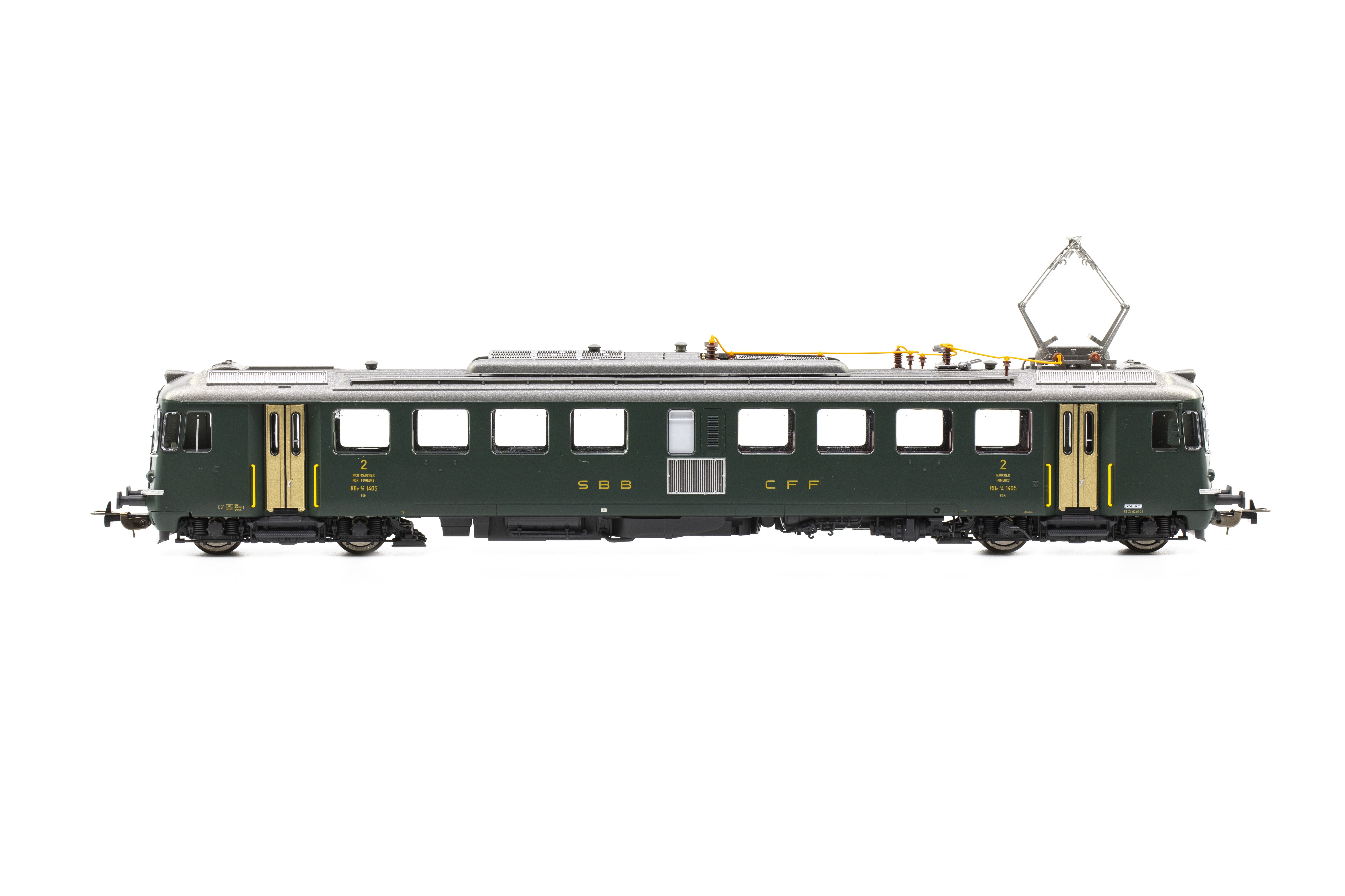 Piko H0 96857, DSF Triebwagen RBe 4/4 1405 grün ex SBB Prototyp, Ep. VI, DC (analog/Schnittstelle)