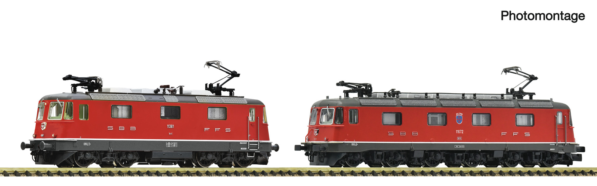 Fleischmann 7570049, SBB Re 10/10, 2-teilig (Re 4/4 III + Re 6/6), Ep. IV, rot, digital mit Sound