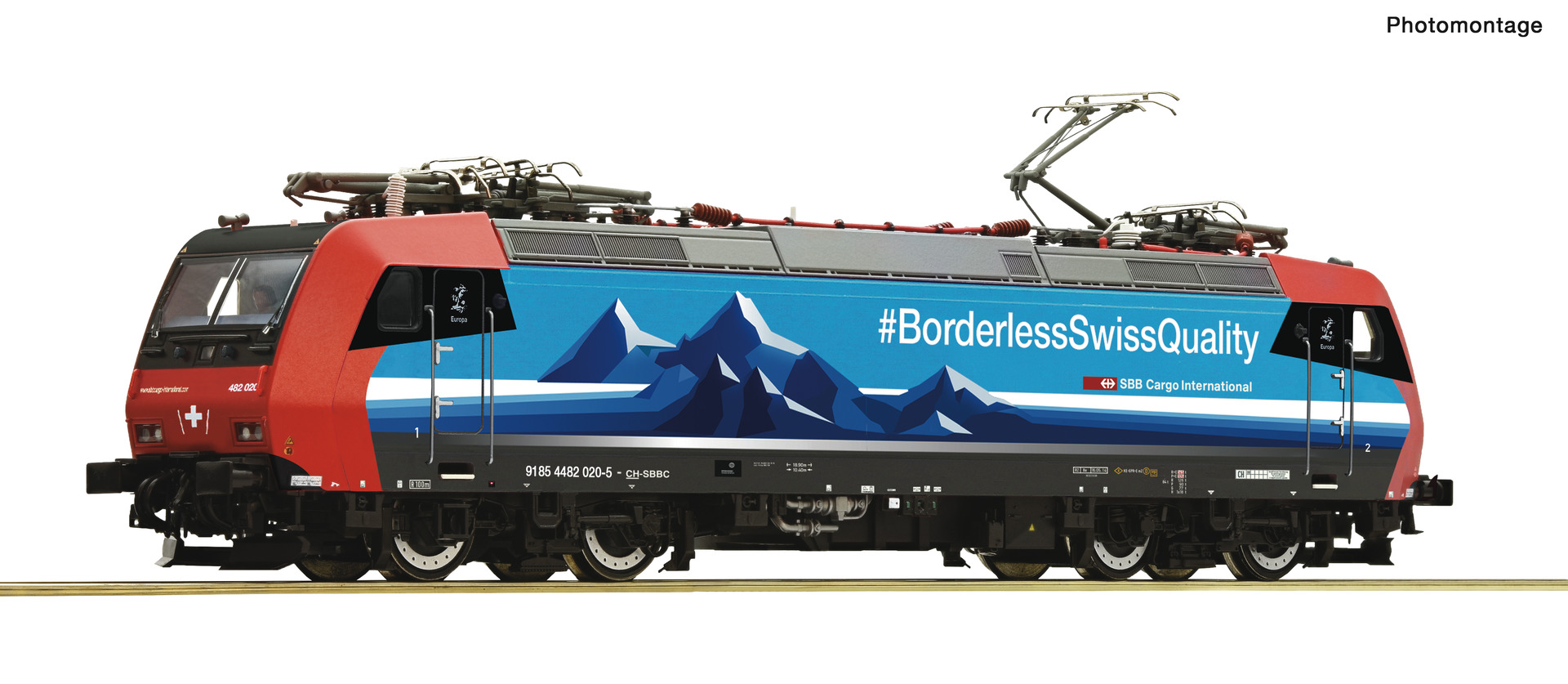 Roco H0 7510169, SBB Cargo International, Re 482 020-5, „Alppiercer“, Ep. VI, DC, digital mit Sound