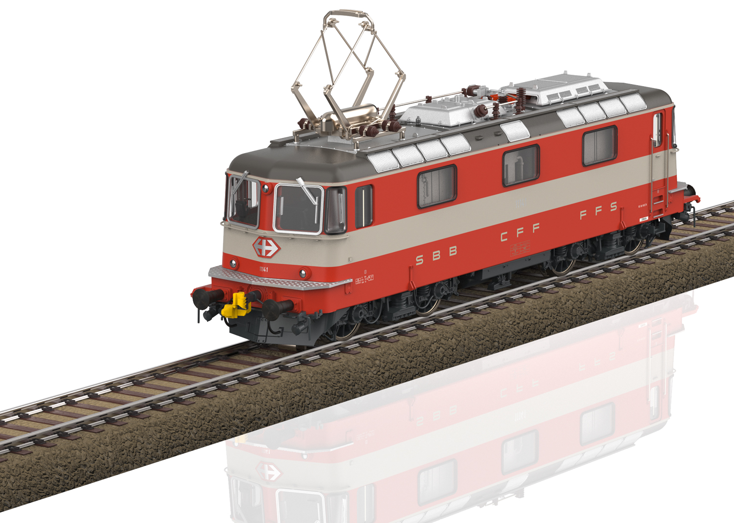 Trix H0 25420, SBB Re 4/4 II, "Swiss Express", 1. Bauserie, Ep. IV, DC, digital m. Sound (mfx)