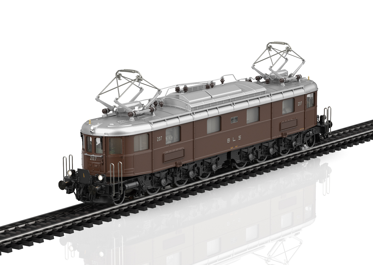 Märklin H0 38680, BLS Ae 6/8, 2. Bauserie, Ep. III, braun, AC, digital m. Sound (mfx)