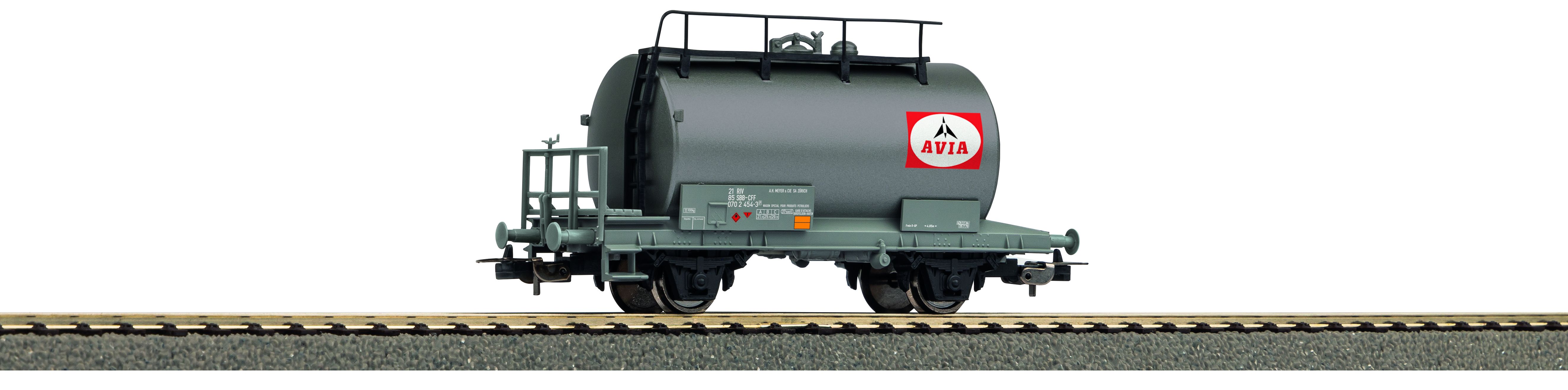 Piko H0 27723, SBB Kesselwagen "AVIA", 2-achsig, Ep. IV, DC-Achsen