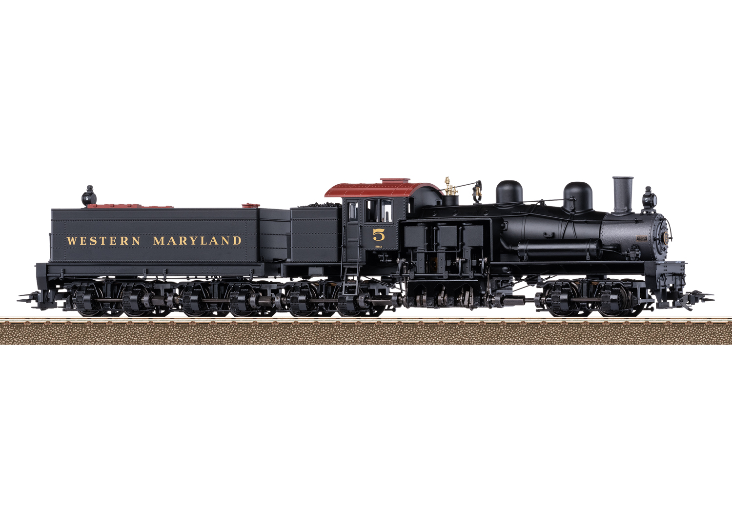 Trix H0 25700, US-Getriebe-Dampflokomotive Bauart Shay, digital/Sound/Rauch (mfx)