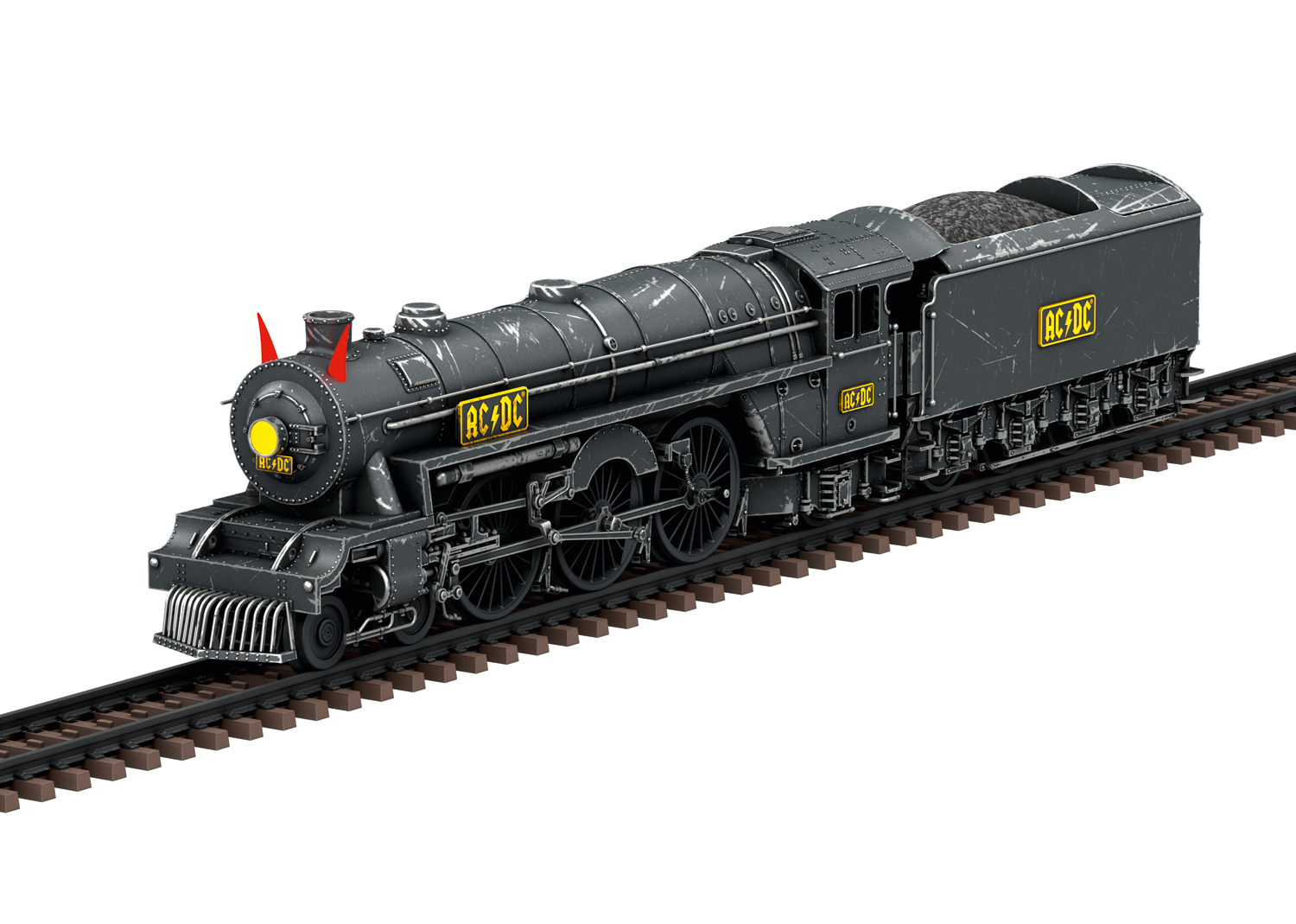 Märklin H0 39966, Schlepptender-Dampflokomotive "Black Ice“ - „AC/DC World Tour 2008 - 2010", AC