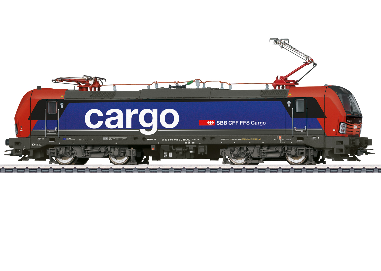 Märklin H0 39337, SBB Cargo, BR 193 (Vectron), neues Design, Ep. VI, digital m. Sound (mfx)