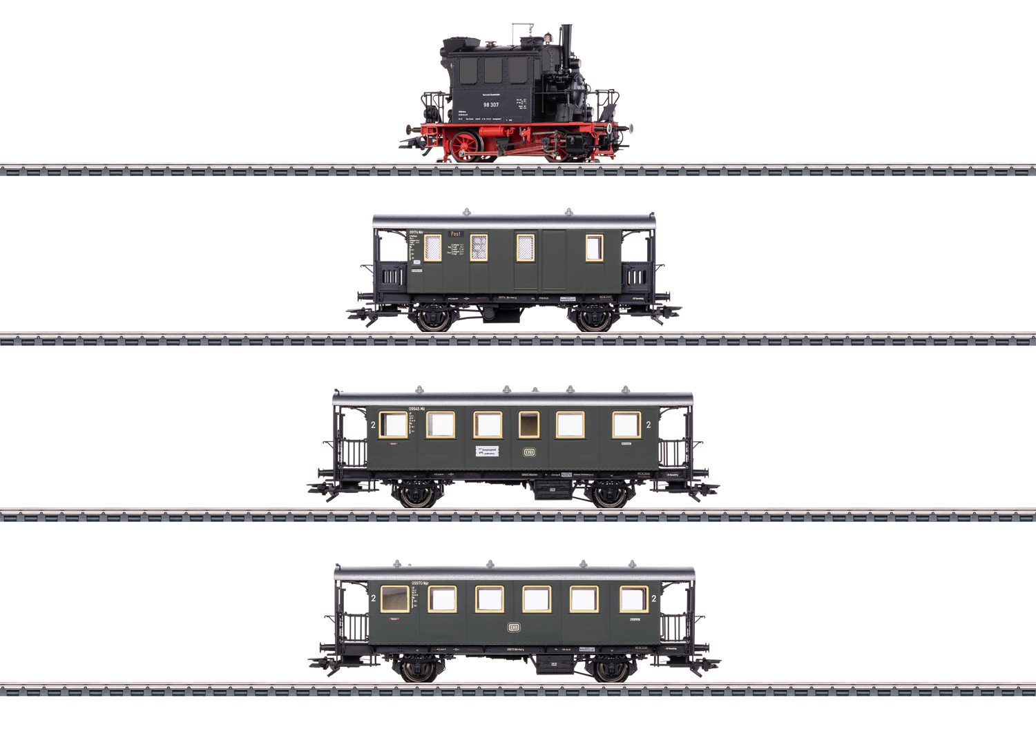 Märklin 26619, Zugpackung „Spalter Bockl“, 4-teilig, Ep. III