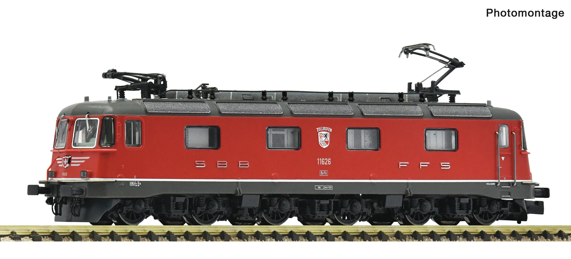Fleischmann 7570047, SBB Re 6/6, 11626, Ep. V-VI, rot, digital mit Sound