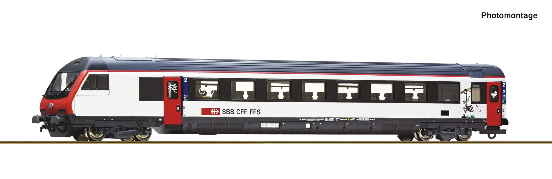 Roco 6210199, SBB Steuerwagen, Typ Bt, EW IV, Ep. VI, DC-Version