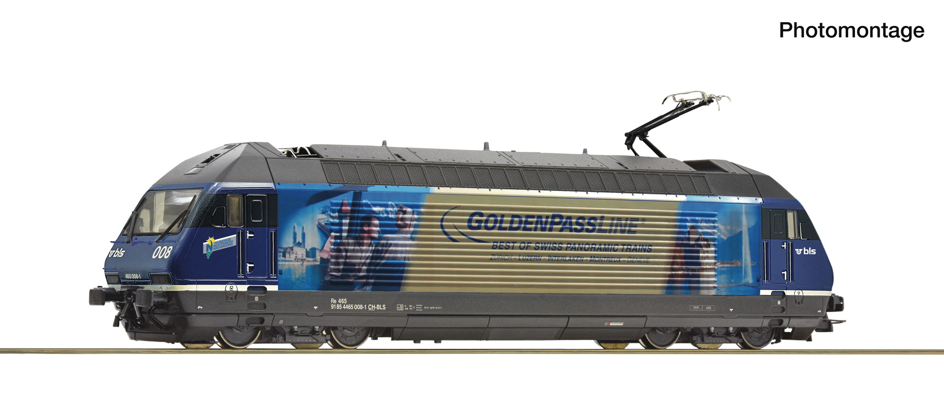 Roco 7520172, H0, BLS Re 465, 008-1, Ep. V-VI, "Goldenpass"-Design, AC, digital/Sound