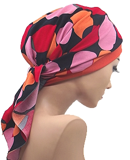 Chemokopftuch Chemoturban Tücher Kopftuch Kopfbedeckung bei Haarausfall Chemo Alopezia Glatze