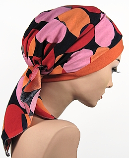 Chemokopftuch Chemoturban Tücher Kopftuch Kopfbedeckung bei Haarausfall Chemo Alopezia Glatze