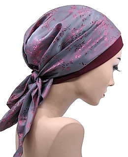 Chemokopftuch Chemoturban Tücher Kopftuch Kopfbedeckung bei Haarausfall Chemo Alopezia Glatze