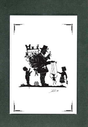 Puppenspieler (Klappkarte DIN A5)