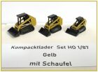 Kompacktlader Gelb Set mit Schaufel