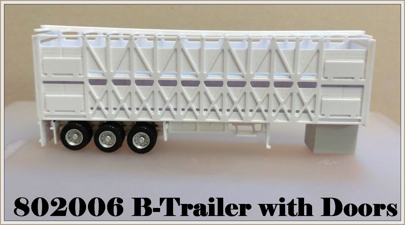 Cattle B-Trailer with Doors