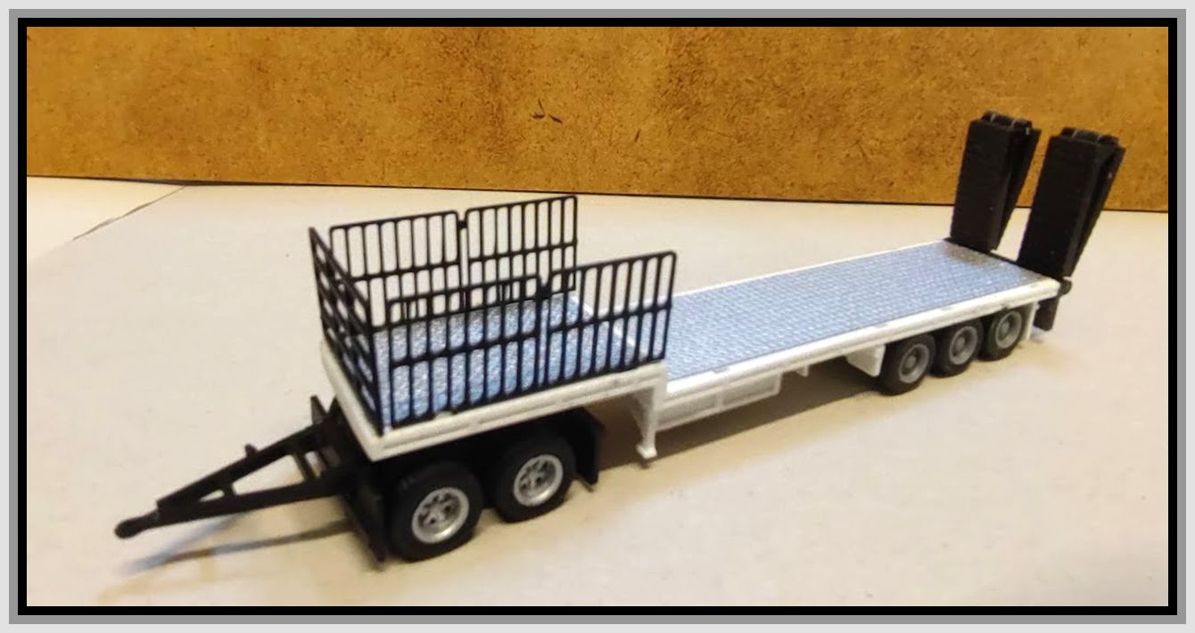 PTS Drob Deck Trailer ,it Rampe ,Gitter und 2 Achs Dolly uni