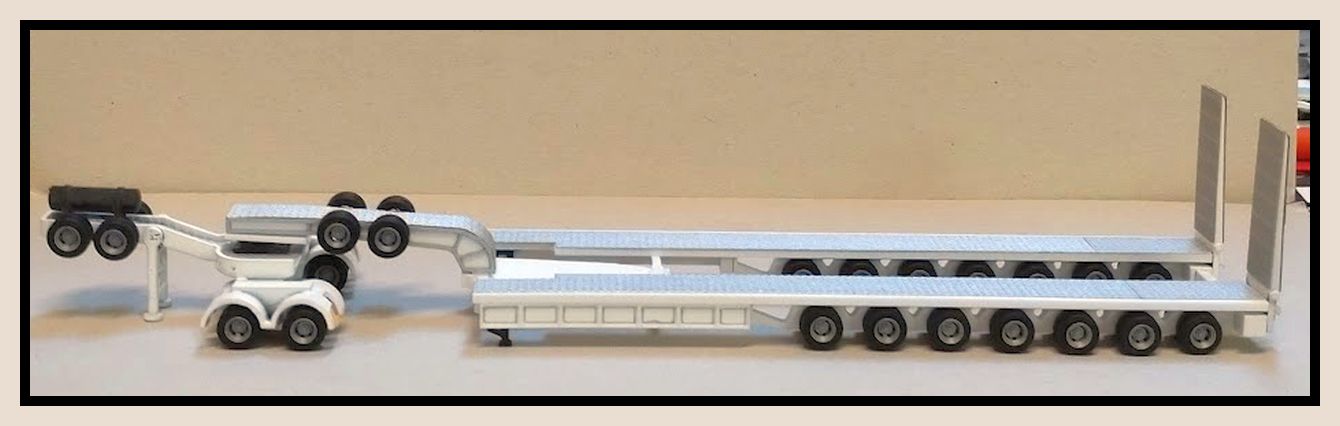 PTS 7 Axle Low Bed Trailer uni