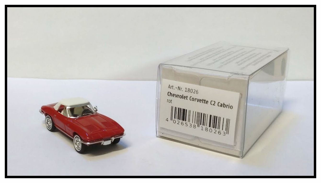 Chevrolet Corvette C 2 cabrio rot