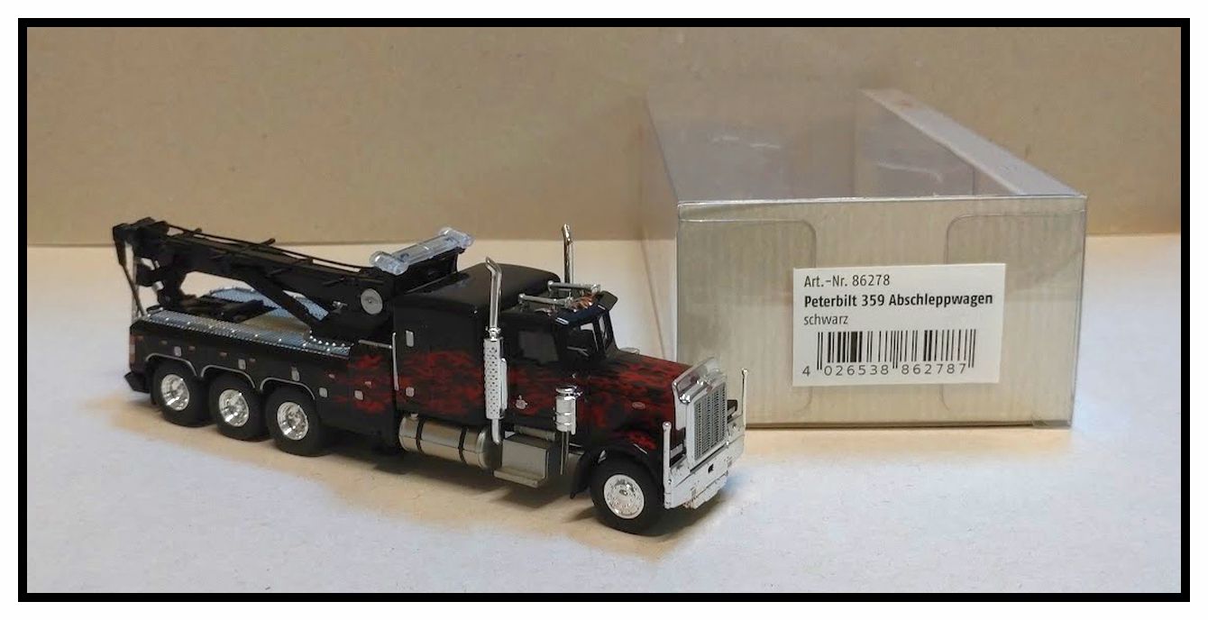 Peterbilt  359 Tow Schwarz