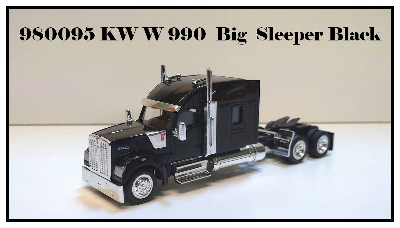 HO Logistic Replicas Kenworth W 990 Black