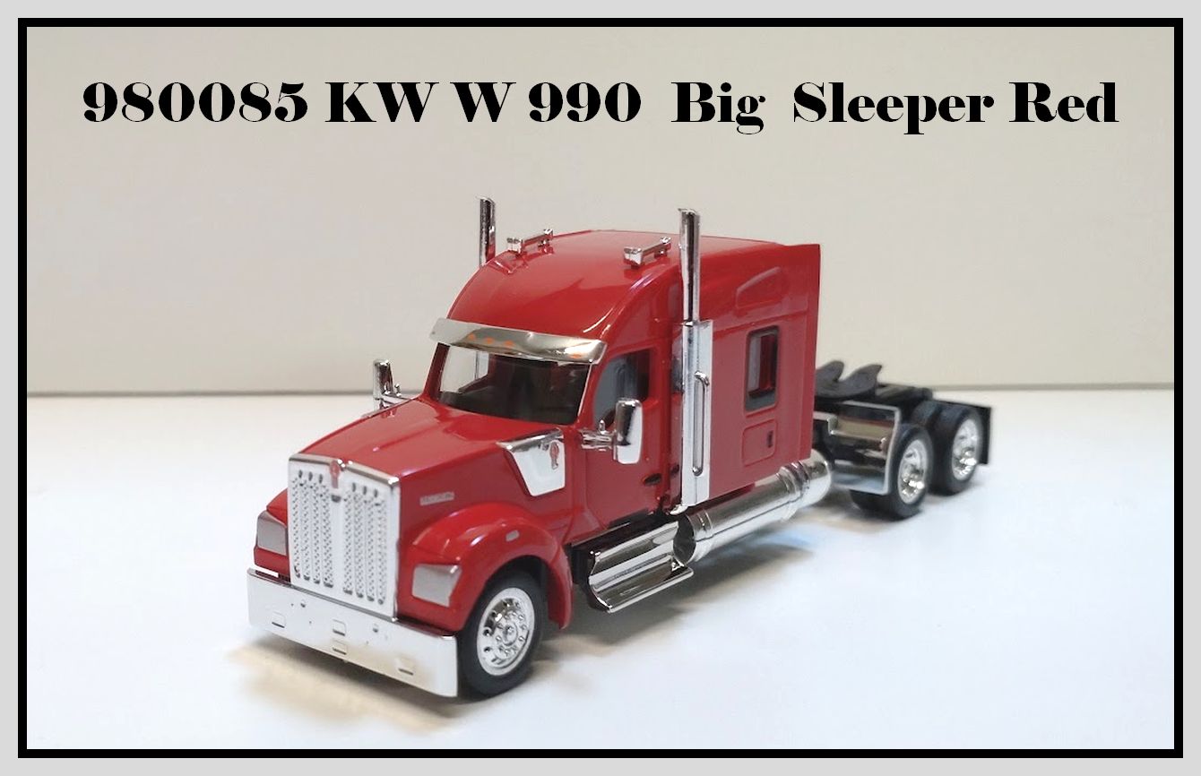 HO Logistic Replicas Kenworth W 990 Red