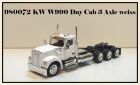 HO Logistic Replicas Kenworth W 990 3 Axle weiss