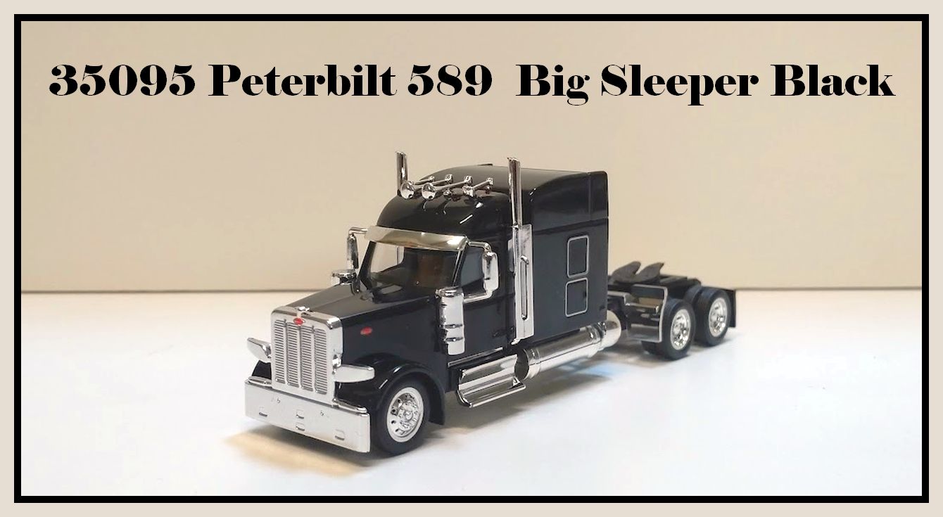 HO Logistic Replicas Peterbilt 589 black