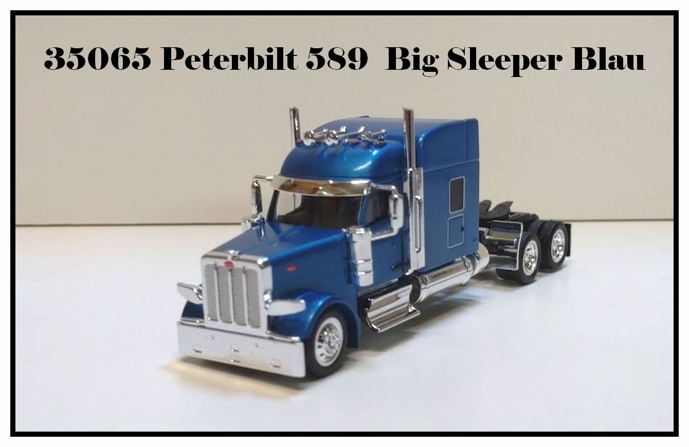 HO Logistic Replicas Peterbilt 589 Blau