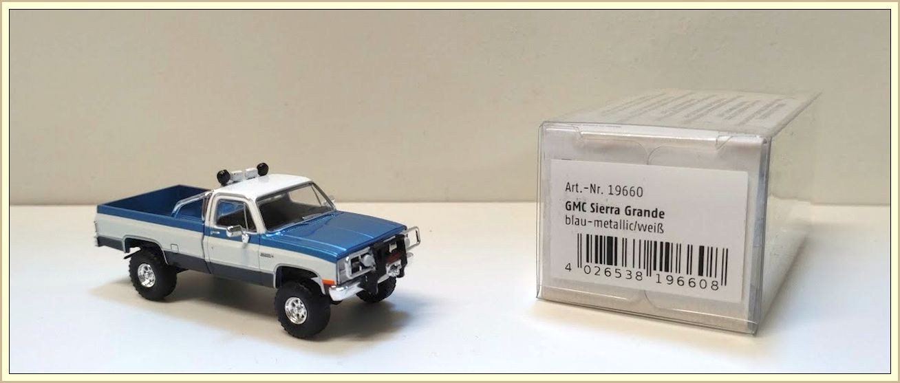 Brekina GMC Sierra Grande Blue