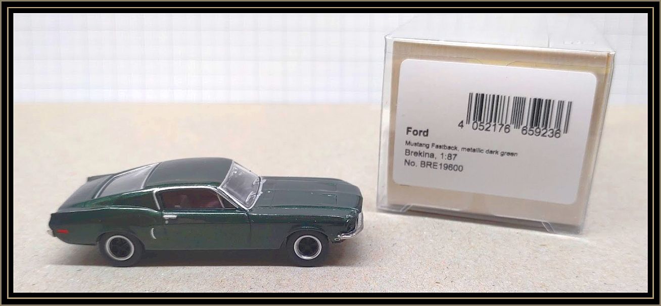 Brekina Ford Mustan grün Met