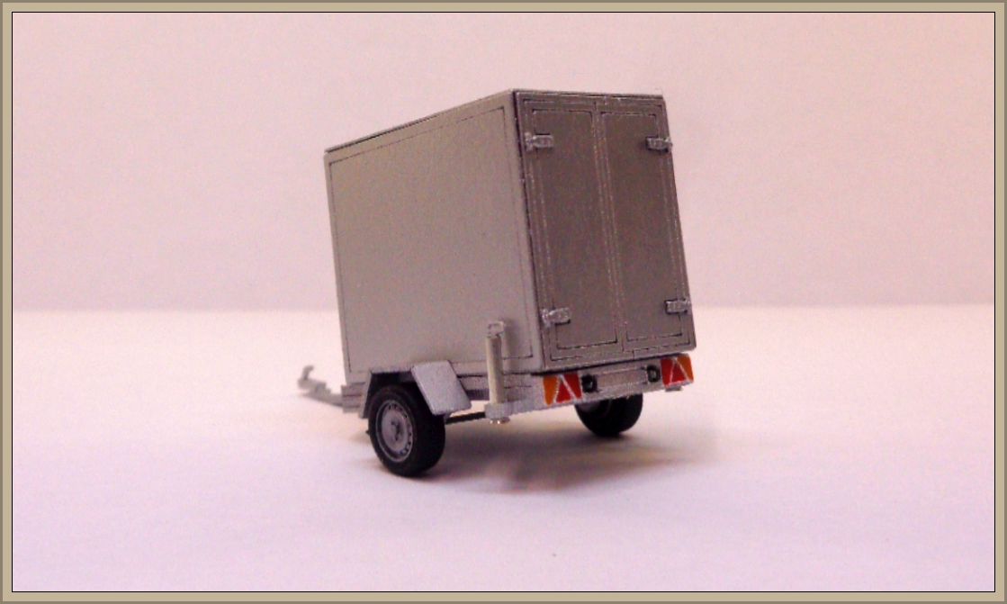 PTS/ AM  1 Achs Logistik Anhänger Silber