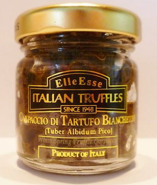 Trüffel-Carpaccio mit echter weißer Trüffel, eingelegt in Olivenöl 30g oder 60g