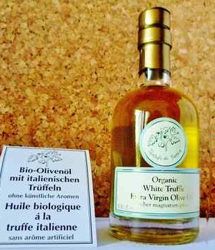 Bio-Trüffelöl, aus Olivenöl mit weißer Trüffel 100ml