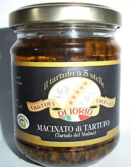 Trüffel-Macinato eingelegt in Olivenöl, schwarze Sommertrüffel, Macinato di Tartufo nero 40g oder 80