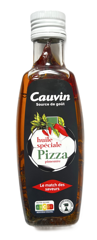Pizza-Öl, Chili-Öl für Pizza, Pasta und zum Grillen  von Cauvin 220ml