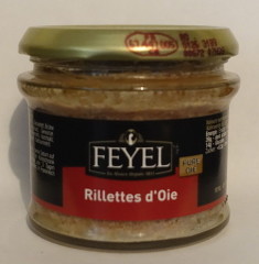 Gänsefleisch aus Frankreich, Foie Gras Rillettes d' Oie original aus Frankreich 170g