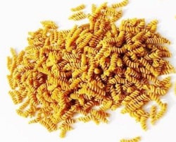 Bio-Nudeln, Pasta Fusilli mit Kurkuma, kalt produziert von Nudelmanufaktur Wolf 250g oder 500g