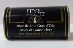 Gänseleber, Bloc Foie Gras d´Oie in der Dose, original  aus Frankreich 200g