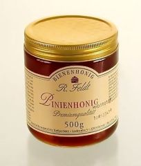 Pinienhonig, reiner, kaltgeschleuderter Bienenhonig im Glas 500g