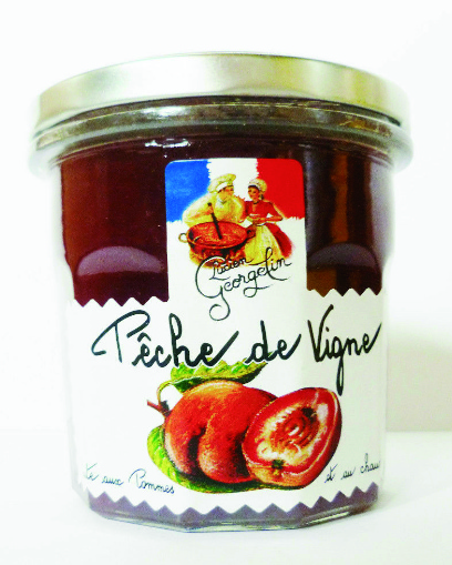 Weinbergpfirsichkonfitüre Marmelade aus Weinbergpfirsich, Brotaufstrich 320g