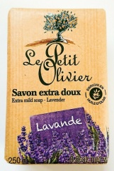 Lavendelseife, Stückseife mit Lavendel und Olivenöl aus Frankreich 250g