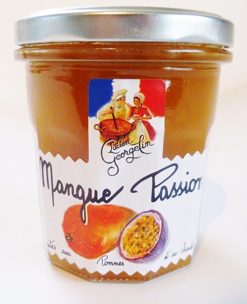 Mango-Passionsfruchtkonfitüre  von Lucien Georgelin im Glas 320g