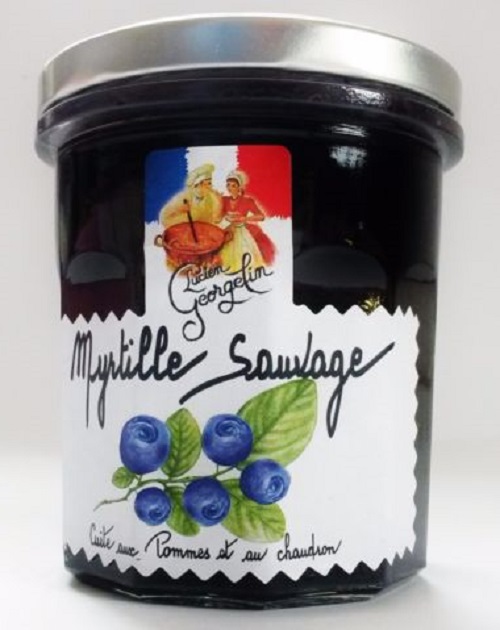 Heidelbeerenkonfitüre von Lucien Georgelin aus Frankreich im Glas 320g
