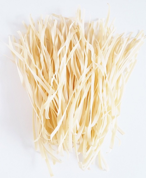 Bio-Nudeln, Pasta Tagliatelline: Knoblauch, kalt produziert von Nudelmanufaktur Wolf 250g oder 500g